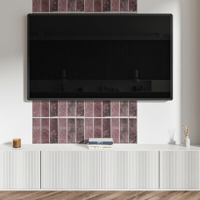 Panou decorativ dreptunghiular Dungi verticale mozaice