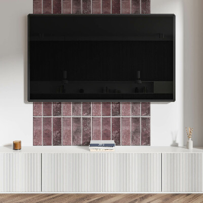 Panou decorativ dreptunghiular Dungi verticale mozaice
