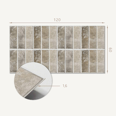 Panou decorativ bucatarie Placi geometrice