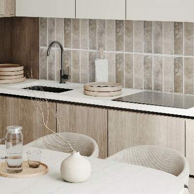 Panou decorativ bucatarie Placi geometrice