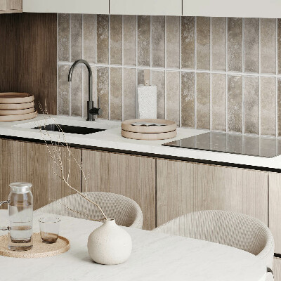 Panou decorativ bucatarie Placi geometrice