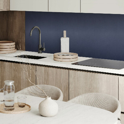 Panou decorativ bucatarie Albastru bleumarin închis