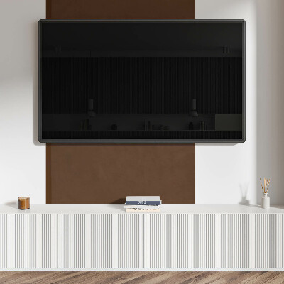 Panou decorativ perete dreptunghiular Accent maro