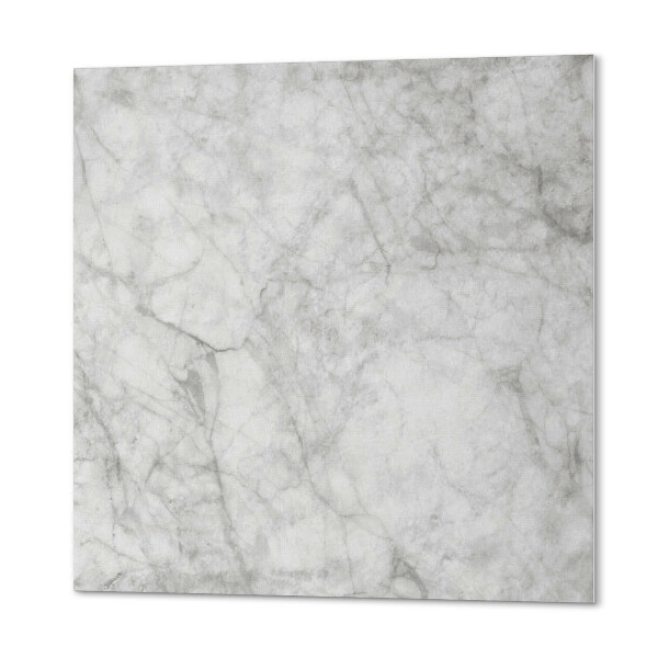Panou decorativ bucatarie pătrat Model elegant de marmură, cu vene subtile