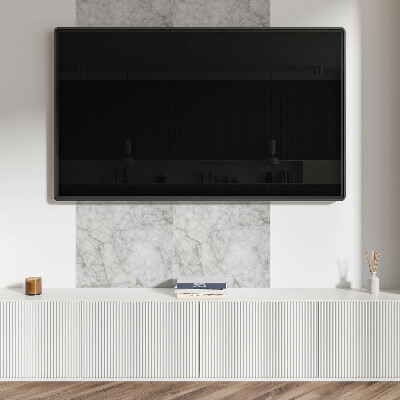 Panou decorativ bucatarie pătrat Model elegant de marmură, cu vene subtile