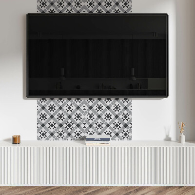 Panou decorativ pătrat Forme geometrice cu stele