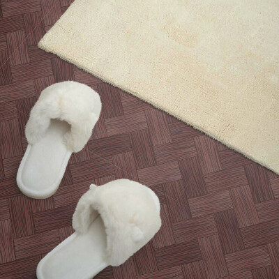 Panou decorativ bucatarie pătrat Țesături din lemn în design