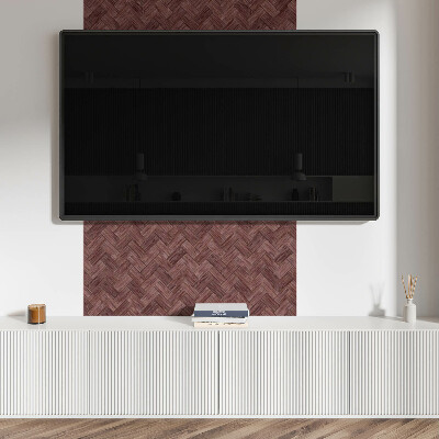Panou decorativ bucatarie pătrat Țesături din lemn în design