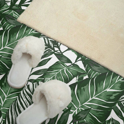Panou decorativ bucatarie pătrat Model de frunze tropicale