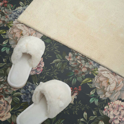 Panou decorativ bucatarie pătrat Design floral