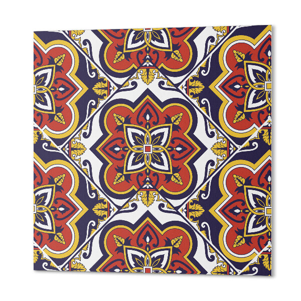 Panou decorativ pătrat Flori decorative cu modele complicate
