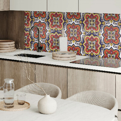 Panou decorativ pătrat Flori decorative cu modele complicate