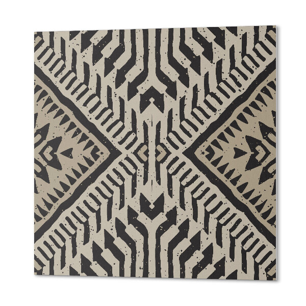 Panou decorativ bucatarie pătrat Model geometric elegant cu linii