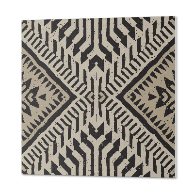 Panou decorativ bucatarie pătrat Model geometric elegant cu linii