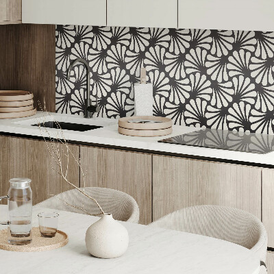 Panou decorativ pătrat Model de frunze într-o versiune elegantă