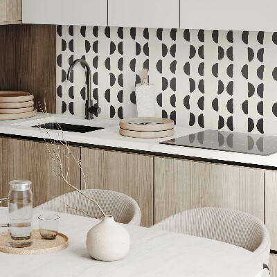 Panou decorativ pătrat Design semilună în formă abstractă