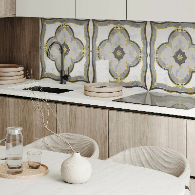 Panou decorativ bucatarie pătrat Design rafinat cu decoratiuni bogate