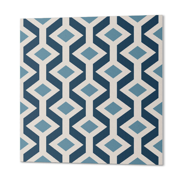 Panou decorativ pătrat Model cu romburi în stil geometric