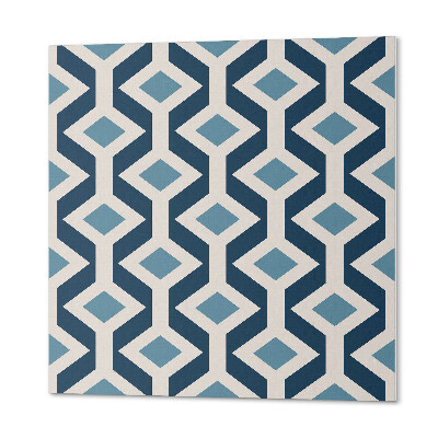 Panou decorativ pătrat Model cu romburi în stil geometric