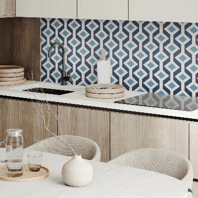 Panou decorativ pătrat Model cu romburi în stil geometric