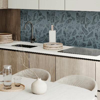 Panou decorativ pătrat Forme inspirate din lemn