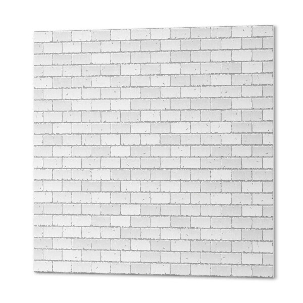 Panou decorativ bucatarie pătrat Accente de cărămidă în design