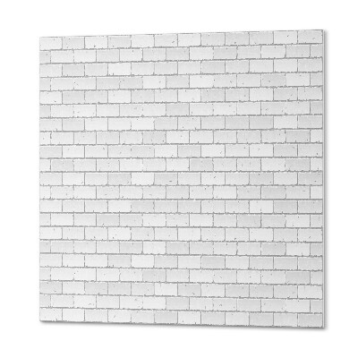 Panou decorativ bucatarie pătrat Accente de cărămidă în design