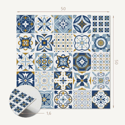 Panou decorativ pătrat Modele decorative de faianță