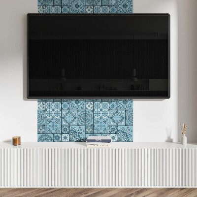 Panou decorativ pătrat Modele geometrice în mozaic