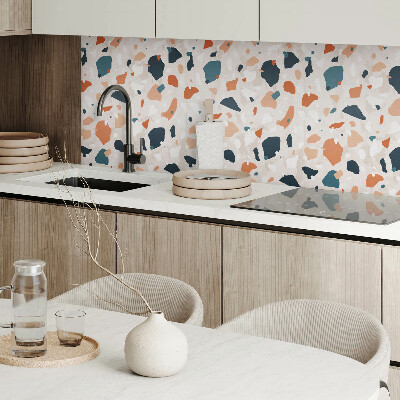 Panou decorativ bucatarie pătrat Design abstract de piatră