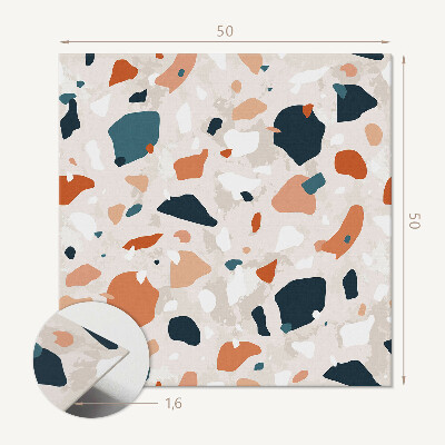 Panou decorativ bucatarie pătrat Design abstract de piatră