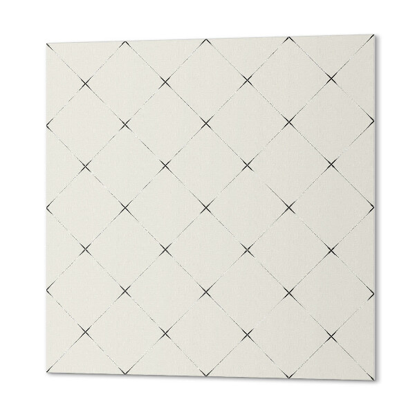 Panou decorativ bucatarie pătrat Geometrie romb în stil minimalist