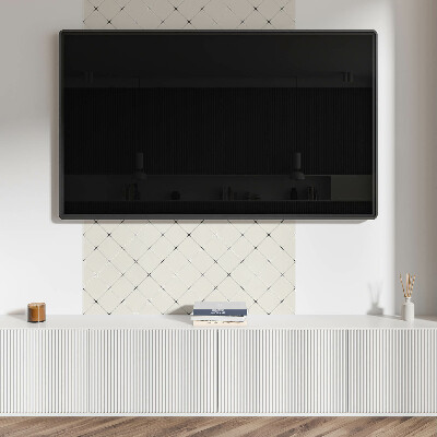 Panou decorativ bucatarie pătrat Geometrie romb în stil minimalist