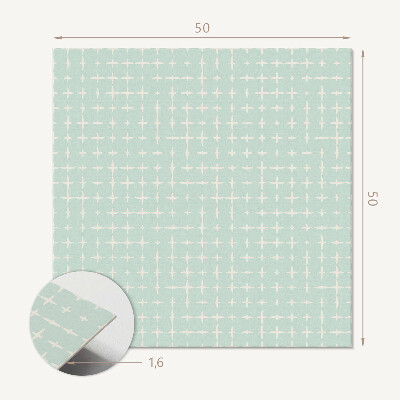 Panou decorativ pătrat Geometria liniilor cu cruci