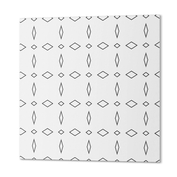 Panou decorativ pătrat Romburi geometrice într-un design modern