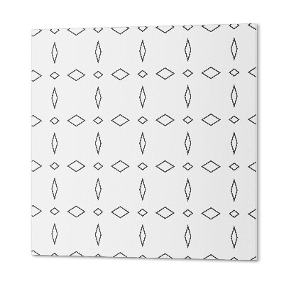 Panou decorativ pătrat Romburi geometrice într-un design modern