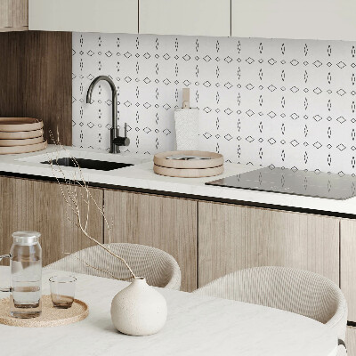 Panou decorativ pătrat Romburi geometrice într-un design modern