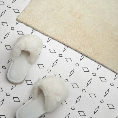Panou decorativ pătrat Romburi geometrice într-un design modern