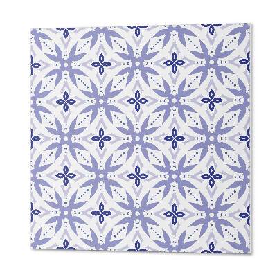 Panou decorativ pătrat Forme florale în geometrie