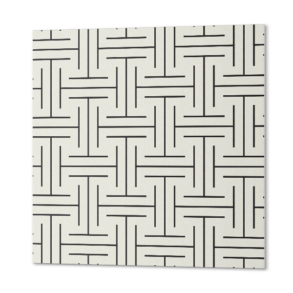 Panou decorativ bucatarie pătrat Grilă în stil modern