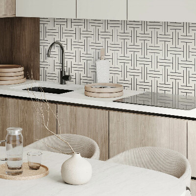 Panou decorativ bucatarie pătrat Grilă în stil modern