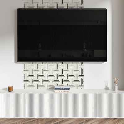 Panou decorativ bucatarie pătrat Grilă în stil modern