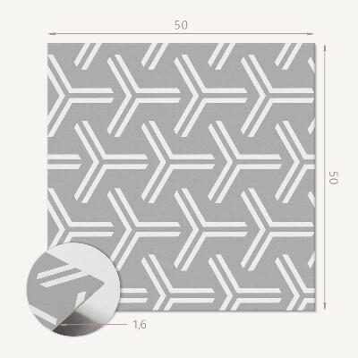 Panou decorativ pătrat Motiv săgeată în design geometric