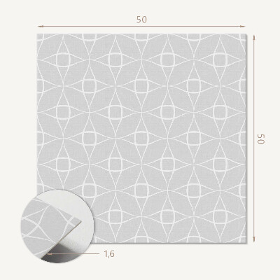 Panou decorativ pătrat Motiv plasă în formă geometrică