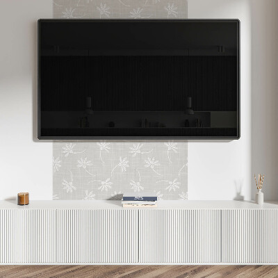 Panou decorativ bucatarie pătrat Design floral