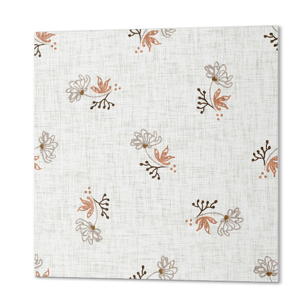Panou decorativ pătrat Model floral