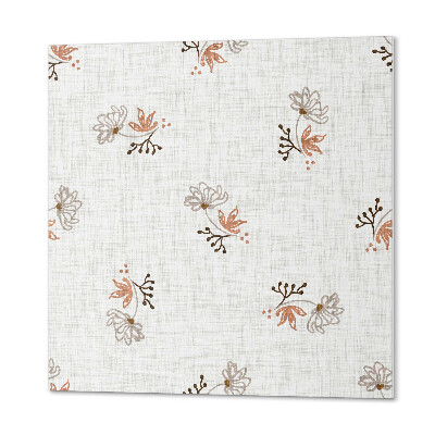 Panou decorativ pătrat Model floral