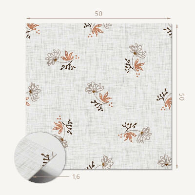Panou decorativ pătrat Model floral