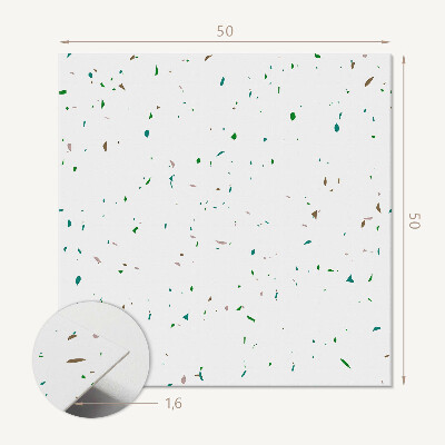Panou decorativ pătrat Design spot în formă abstractă