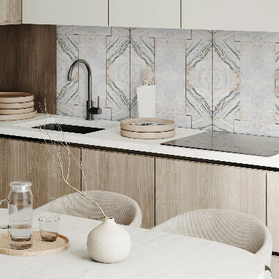 Panou decorativ bucatarie pătrat Design inspirat din piatră